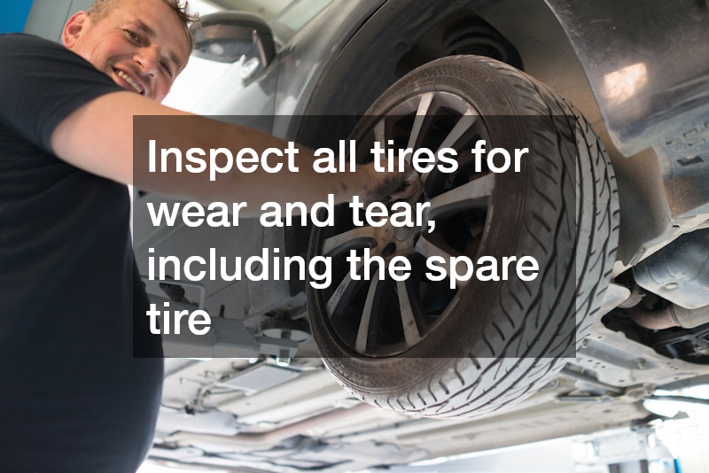 man fixing a tire
